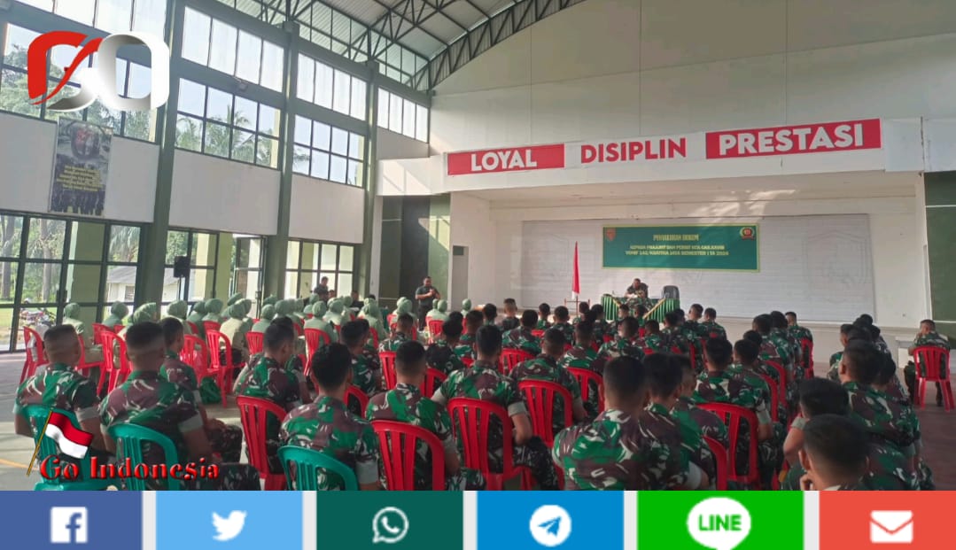 Wujudkan Prajurit Taat Hukum, Korem 042/Gapu Adakan Penyuluhan Hukum di Satuan Yonif 142/KJ