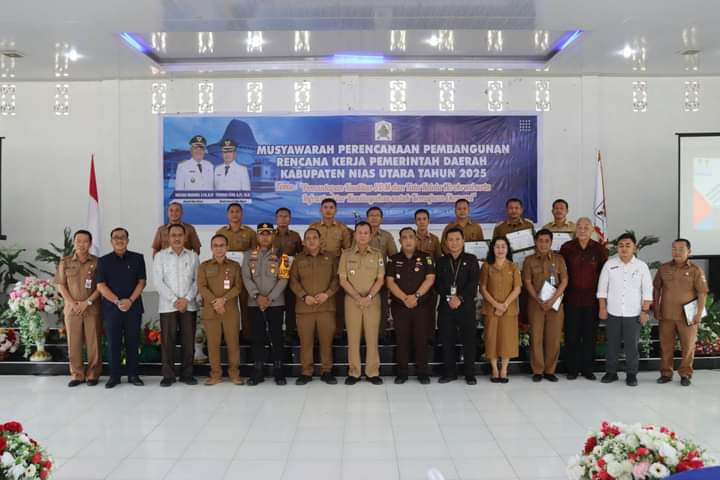 Pemkab Nias Utara Melaksanakan Musyawarah Perencanaan Pembangunan Rencana Kerja Pemerintah Daerah Kabupaten Nias Utara Tahun 2025