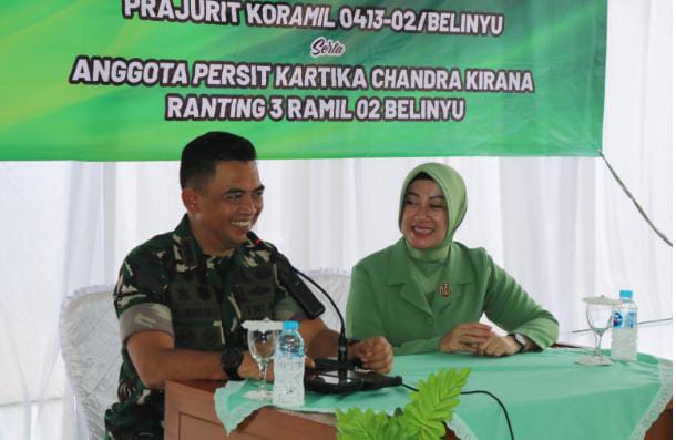 Koramil 02 /Belinyu menerima Kunker Dandim 0413/Bangka .