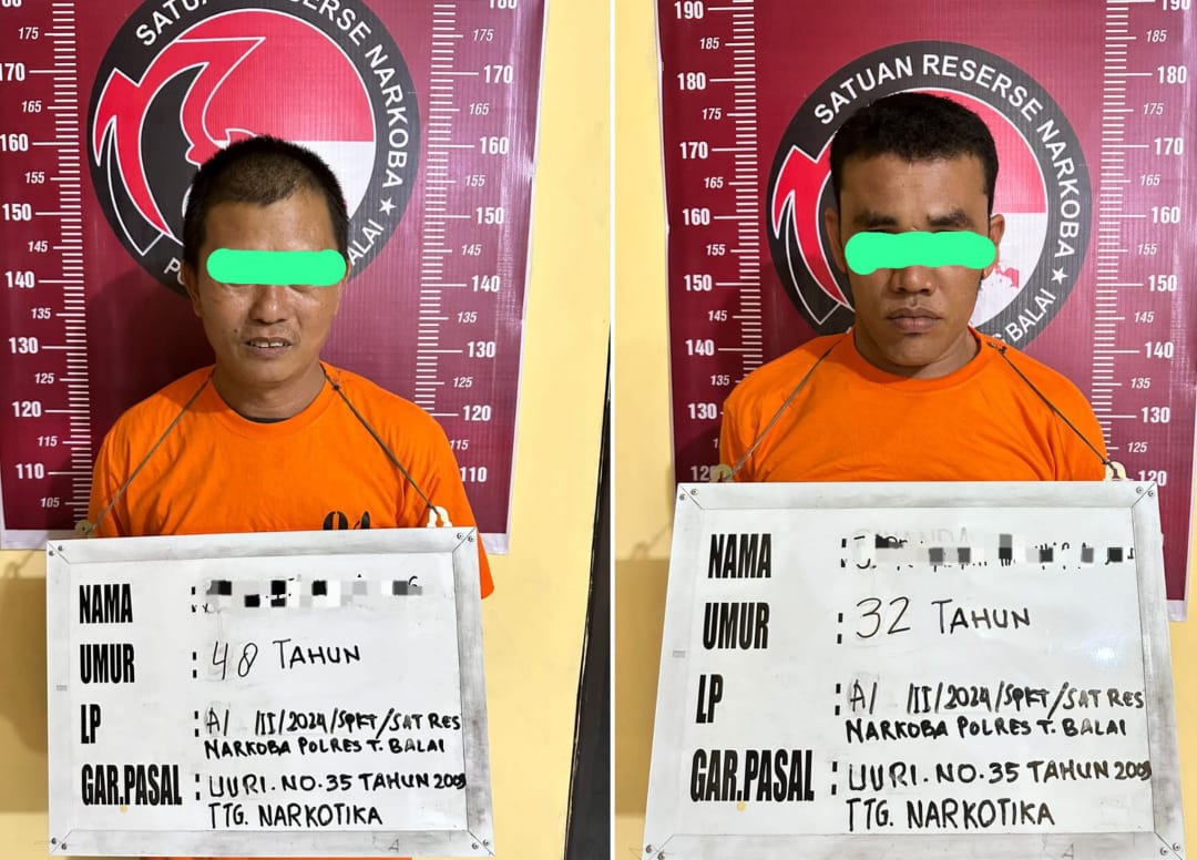 Polres Tanjung Balai Terima Dari Lapas Klas II B Pulo Simardan, Tersangka Pemilik Narkotika