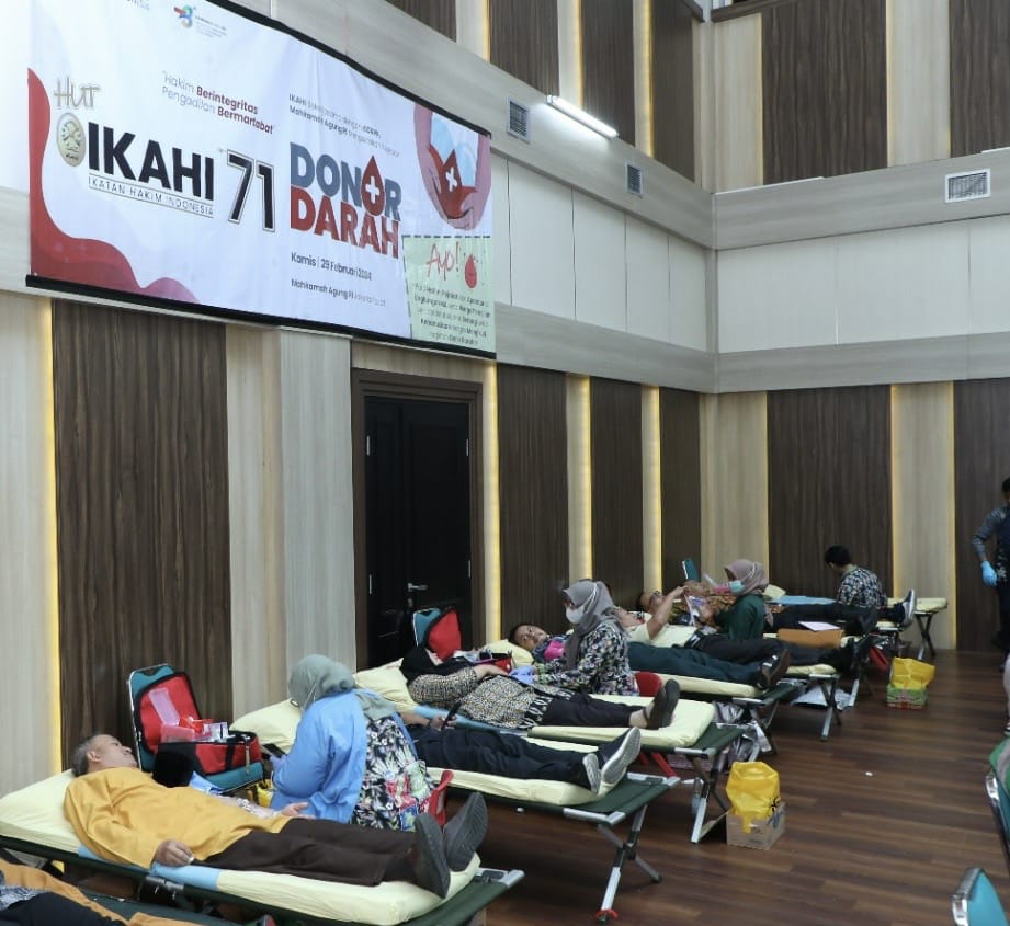 Syukuri Usia ke-71 ,IKAHI Gelar Kegfiatan Donor Darah