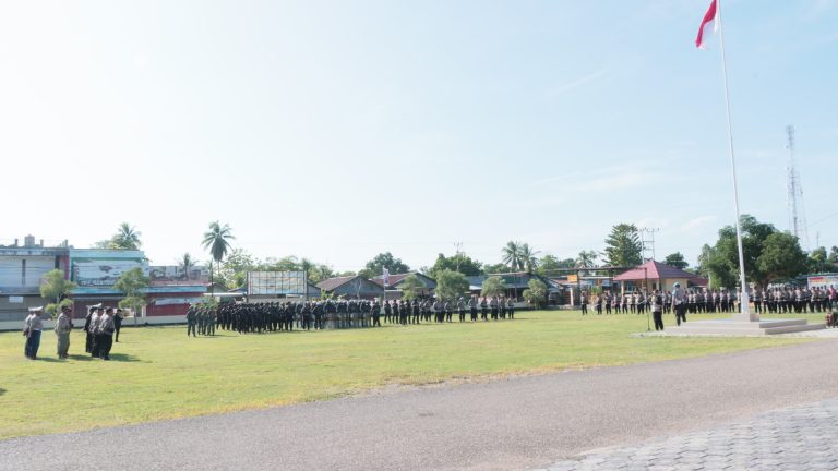 Polres Malaka Terjunkan Ratusan Personel Gabungan Jamin Keamanan Pleno Di Kabupaten Malaka
