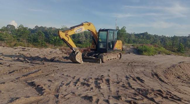 Tambang Ilegal Gasak Lokasi Dekat Jembatan Jerambah Bandung Belinyu Yang Rawan Banjir