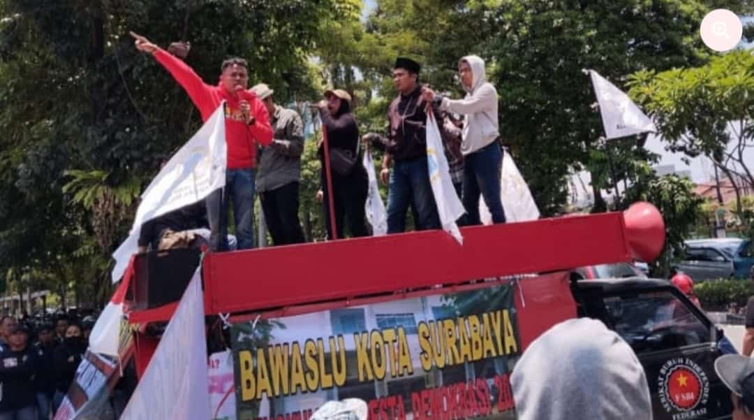 KPU Surabaya Tidak Bisa Memberikan Klarifikasi Terkait Dugaan Oknum Caleg Tidak Mempunyai Ijazah SMA, AMI Resmi Melaporkan Ke Bawaslu