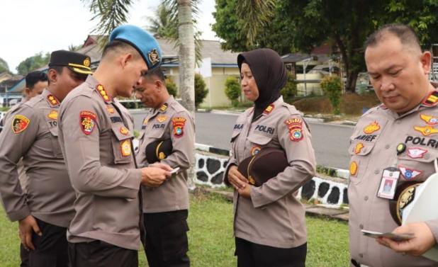 Bid Propam Polda Bangka Belitung Lakukan Gaktiblin Di Polres Bangka.