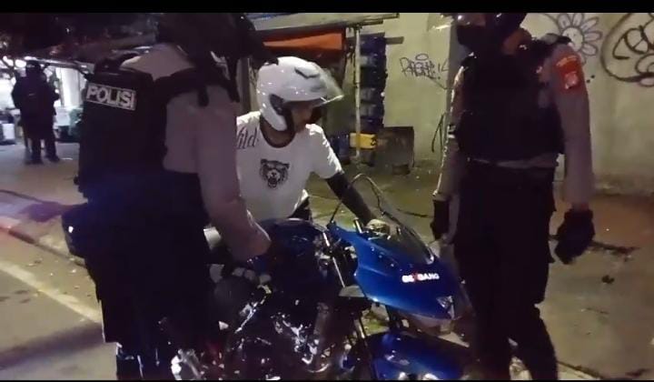 Balap Liar di Gunung Sahari Dibubarkan Tim Perinstis Presisi Polres Metro Jakpus, Begini Situasinya