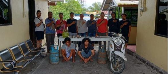 Reskrim Polsek Belinyu dan DitReskrimum Polda Babel Ungkap Kasus Curat, Dua Pelaku Diamankan