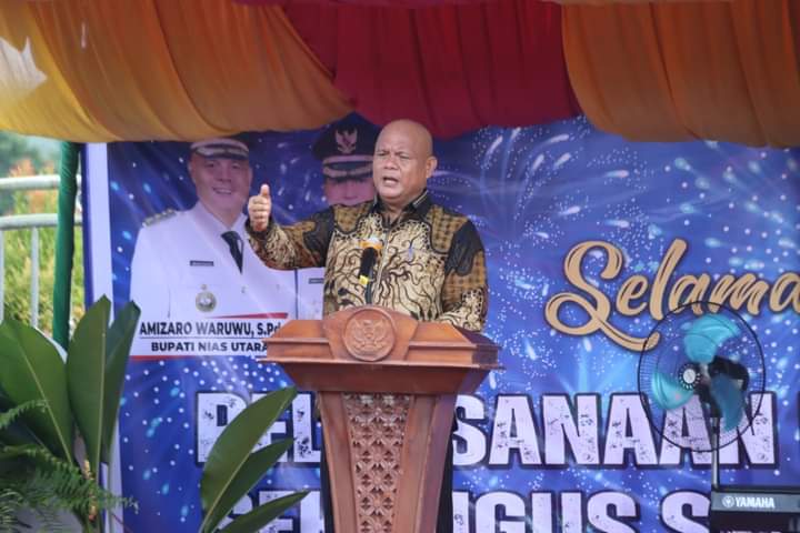 Pemerintah Kabupaten Nias Utara Melaksanakan Syukuran Tahun Baru 2024 di Pendopo Bupati Nias Utara
