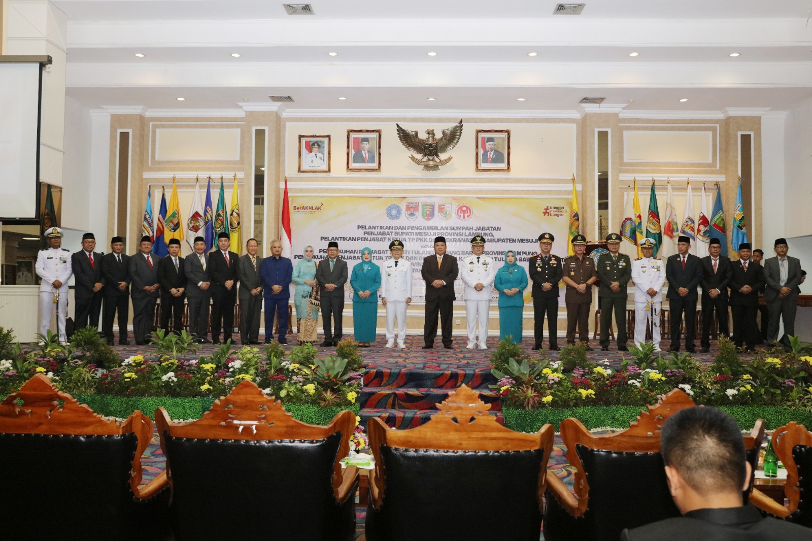 PJ Bupati Tanggamus Hadiri Pelantikan PJ Bupati Tubaba
