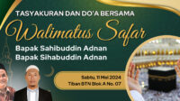 KH H Sihabufin Arfi S.Ag Mengadakan Walimatus Safar Sebelum Keberangkatan Haji