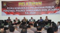 Personel Dan Jajaran Ikuti Pelatihan Etika Komunikasi Pelayanan Publik