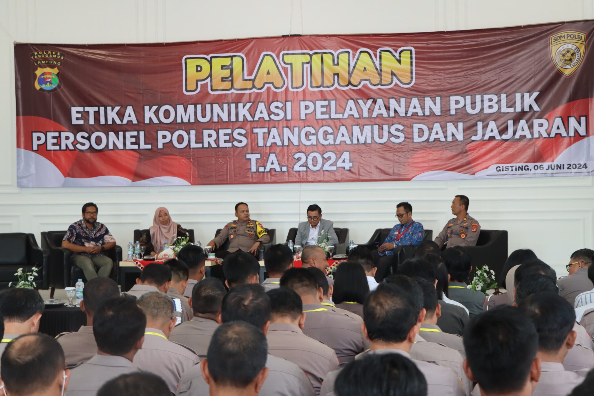 Personel Dan Jajaran Ikuti Pelatihan Etika Komunikasi Pelayanan Publik