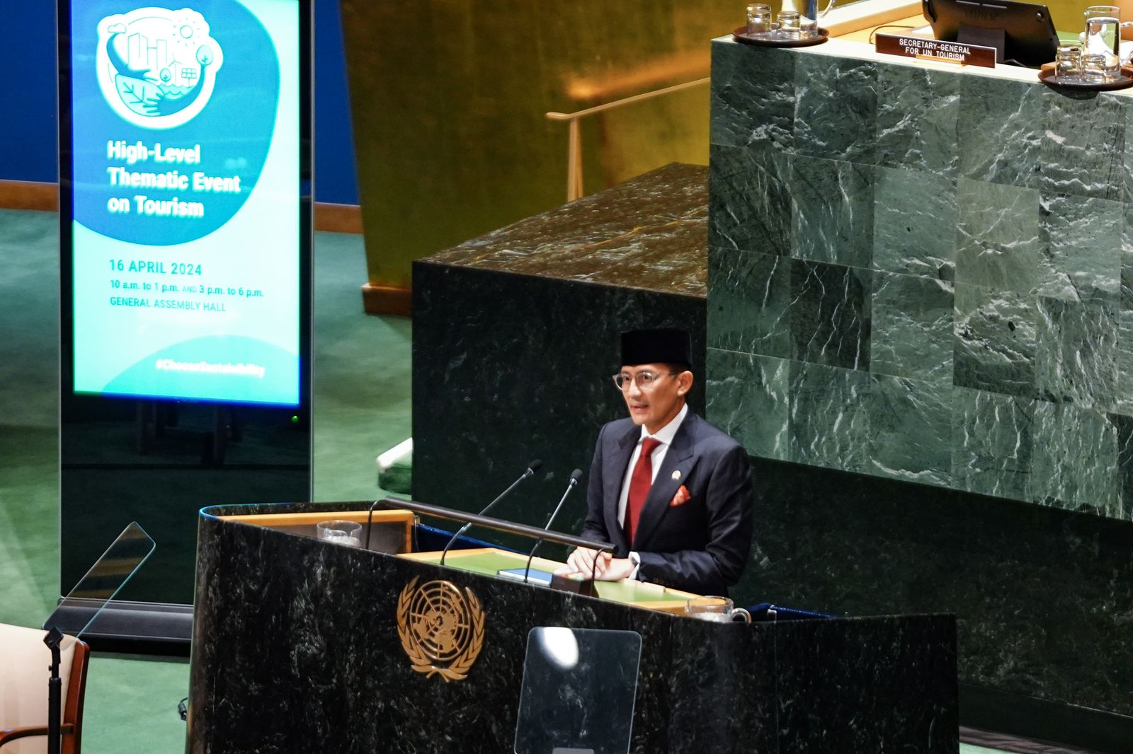 Menparekraf Angkat Isu Transformasi Pariwisata Pascapandemi dalam Forum PBB di New York