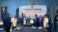 Lidyawati Cik Ujang Kembalikan Formulir Bacabup Ke DPD Partai PAN Kabupaten Muaraenim