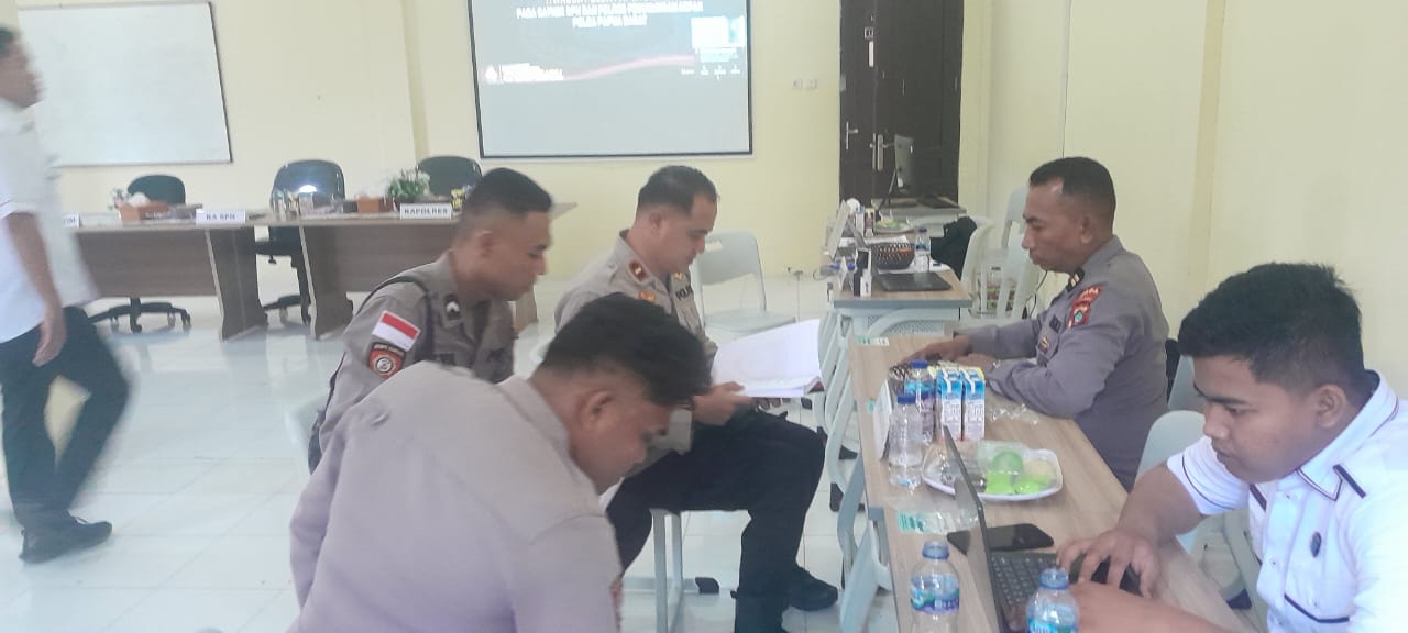 Polres Pegunungan Arfak Laksanakan Audit Kinerja Itwasda Tahap l TA.2024 Polda Papua Barat Pada SPN Polda Papua Barat dan Polres Pegunungan Arfak