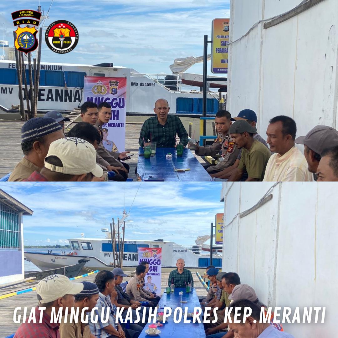 Minggu Kasih Polres Meranti Bersama Masyarakat Selatpanjang, Narkoba dan Pergaulan Bebas Menjadi Topik
