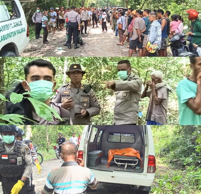 Temuan Mayat Laki – Laki Tanpa Identitas di-Hutan Kateri-Bakiruk Malaka Tengah
