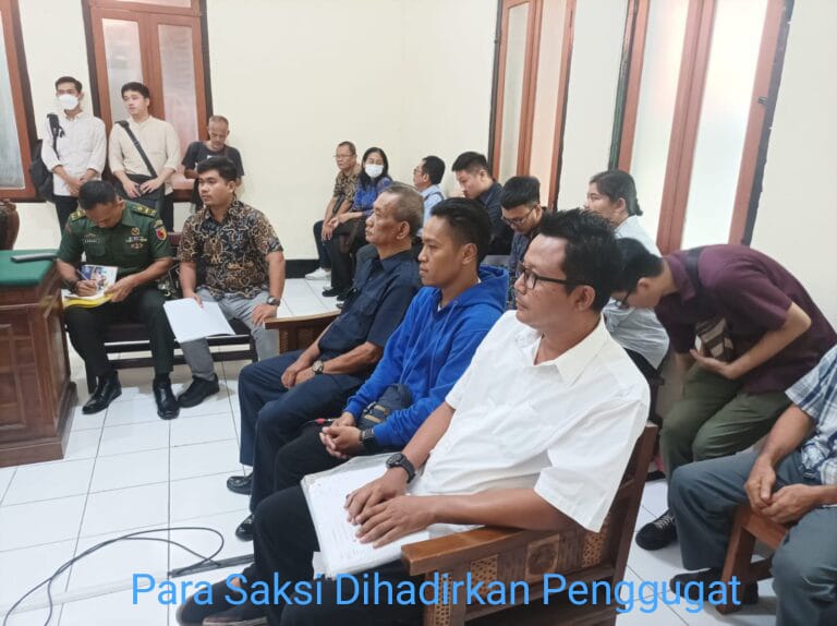 Para Saksi Menguatkan Ellen Sulistyo Diduga Wanprestasi