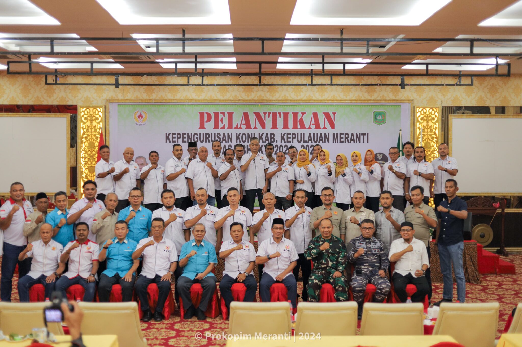 Pelantikan Pengurus KONI Meranti 2024-2028, Plt Bupati Asmar Dorong Peningkatan Prestasi Olahraga
