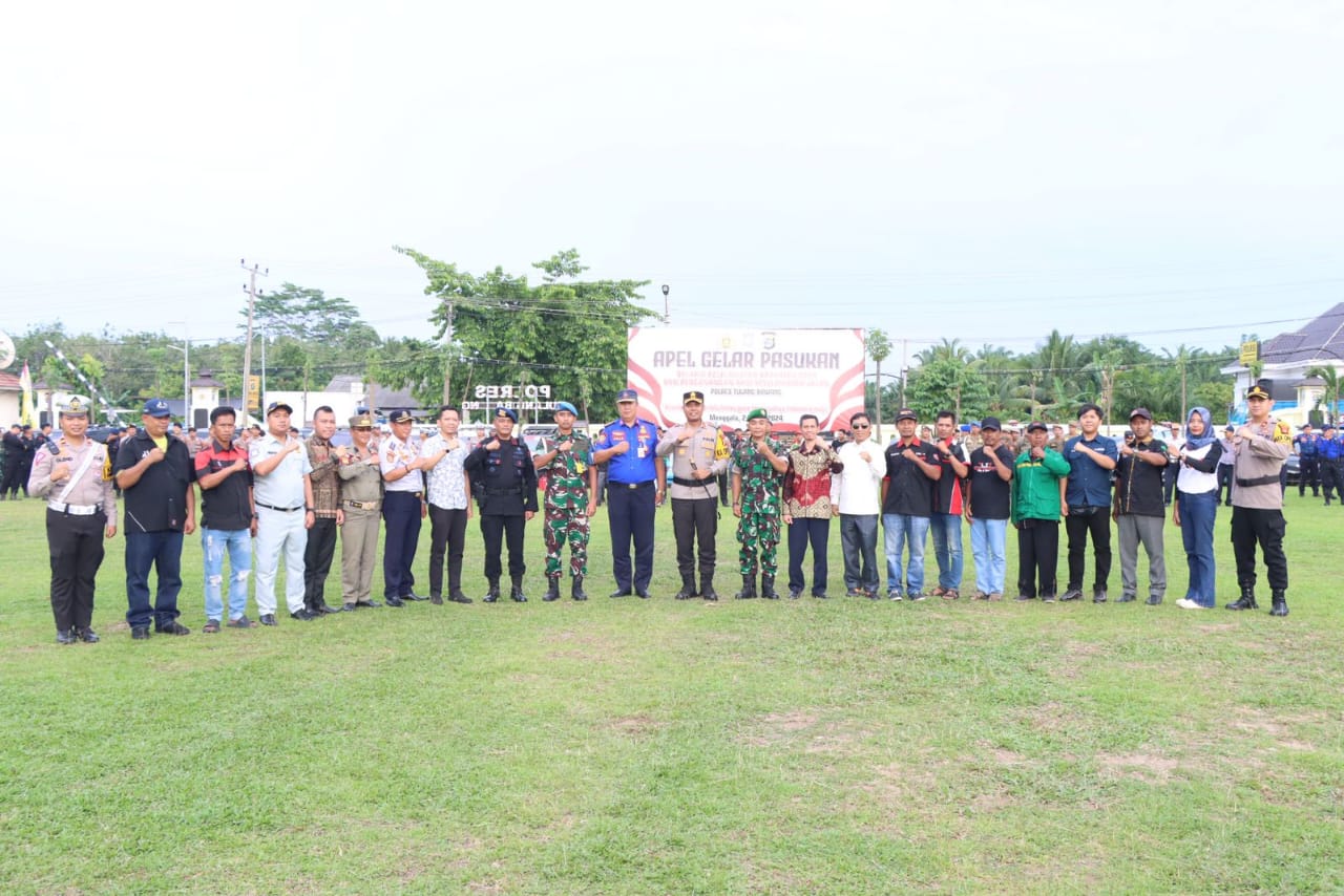 Pimpin Apel Gelar Pasukan Operasi Keselamatan Krakatau 2024, AKBP James Paparkan 11 Sasaran Khusus Penindakan
