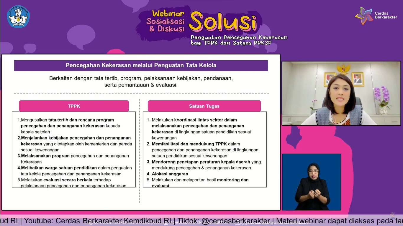 Kemendikbudristek Dorong Gotong Royong Upaya Pencegahan dan Penanganan Kekerasan di Satuan Pendidikan
