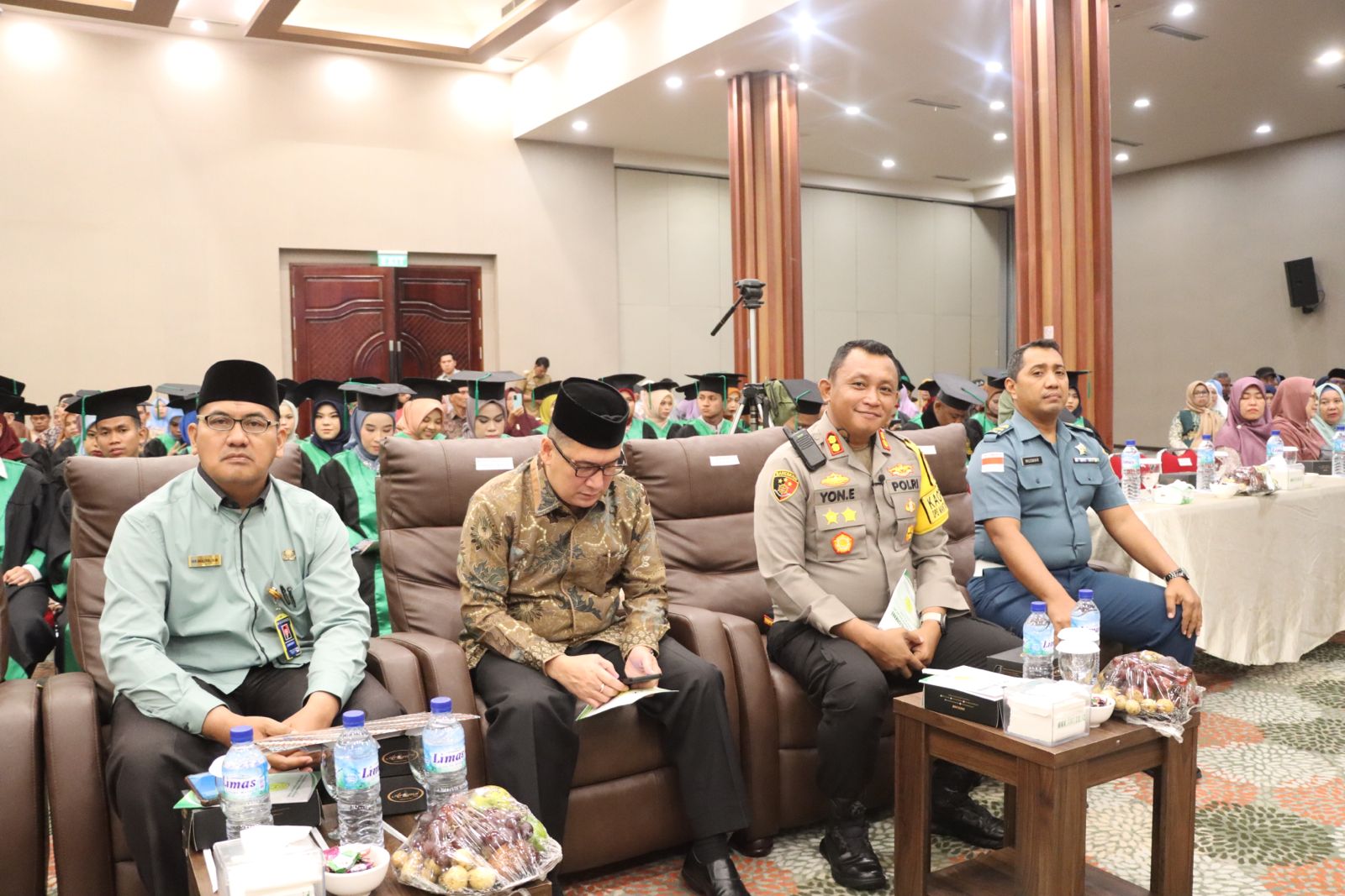 Kapolres Tanjung Balai Hadiri Sidang Senat terbuka Wisuda Sarjana ke XV STAI Al Hikmah, Semoga Bisa Menjadi Generasi Terbaik