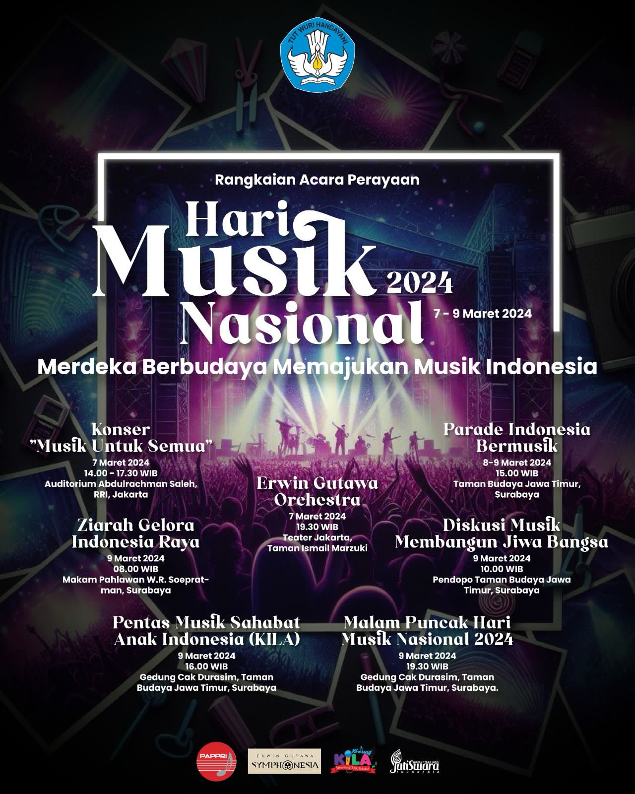 Peringati Hari Musik Nasional 2024, Kemendikbudristek Akan Gelar Serangkaian Acara