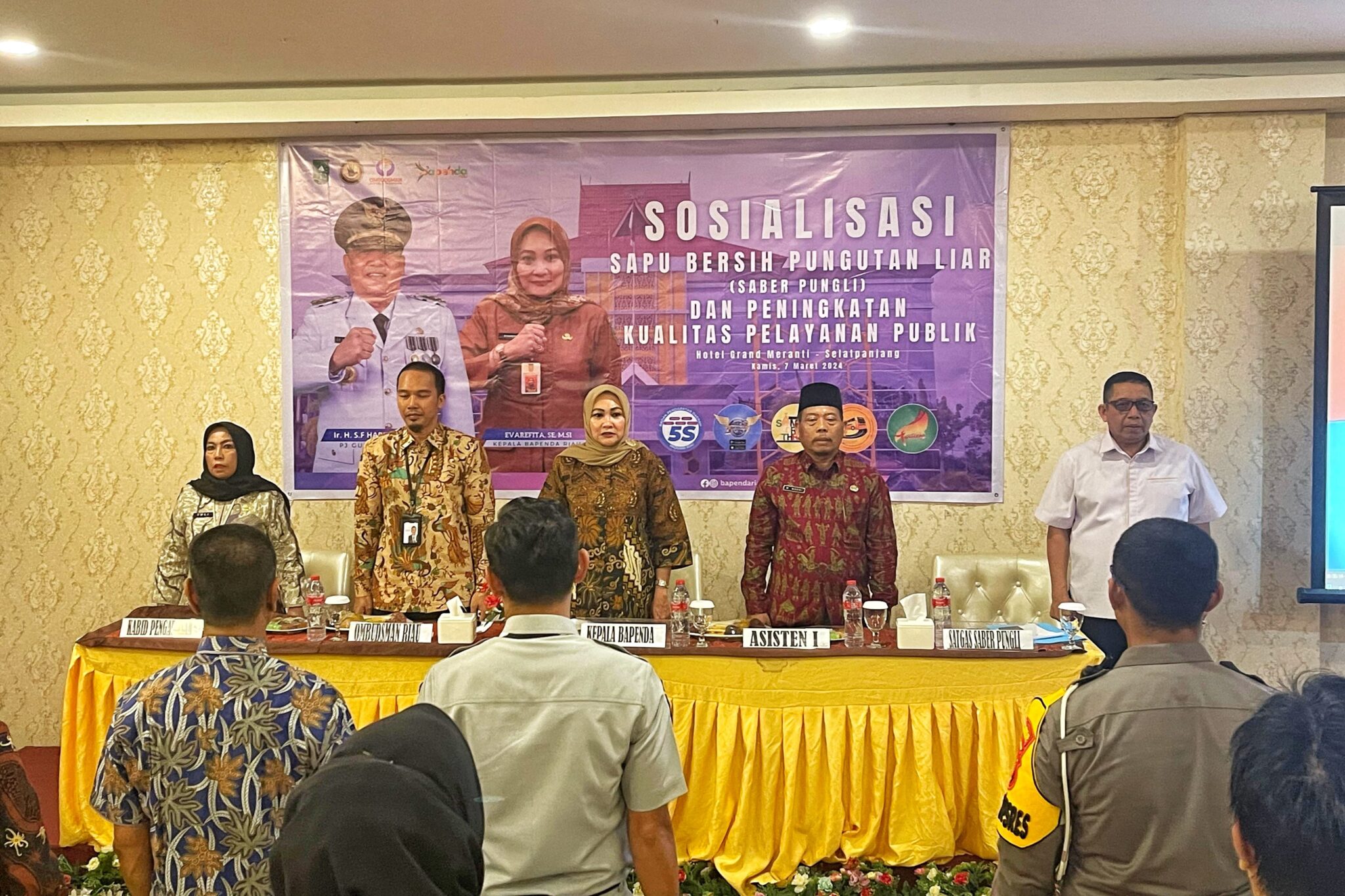 Pemkab Meranti Sambut Baik Sosialisasi Saber Pungli Bapenda Riau