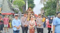 Kapolsek Menganti Pimpin Kegiatan Pengamanan Ogoh Ogoh