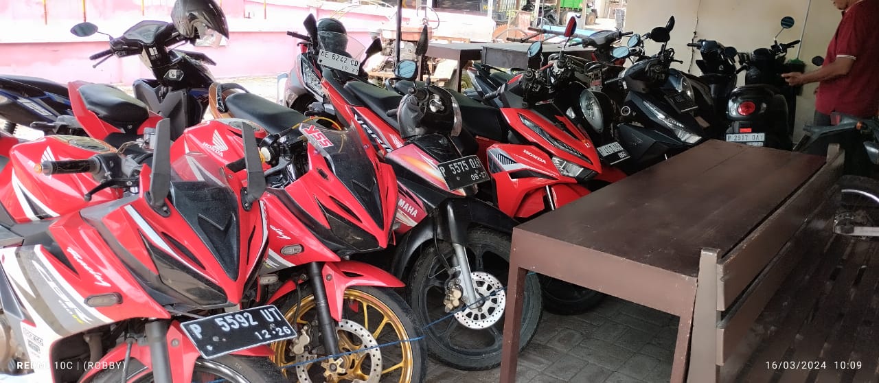 Tim Polsek Wongsorejo 11 Unit Sepeda Motor Diamankan Dalam Aksi Balap Liar