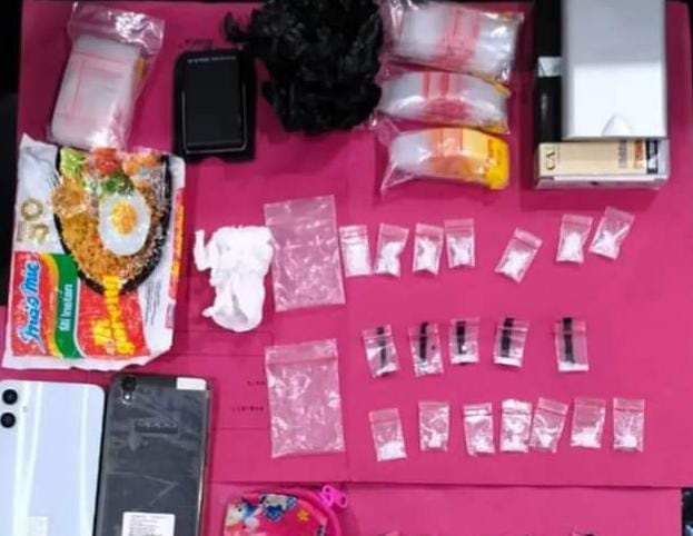 Satpam THM Di Bangka Tengah Diciduk Polda Babel Usai Miliki 32 Paket Kecil Sabu