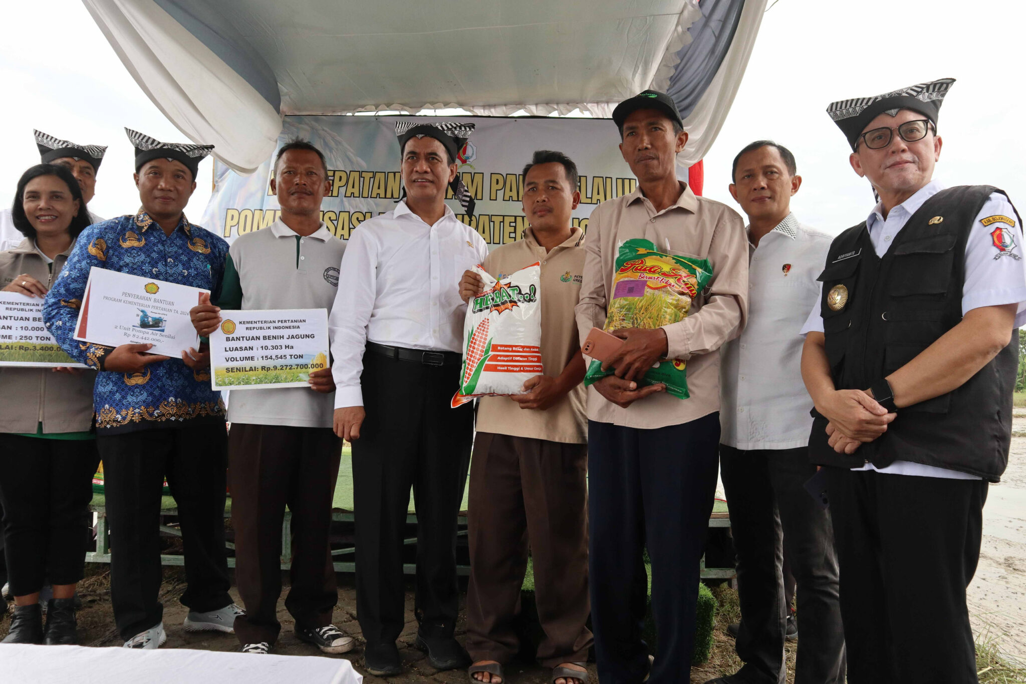 Menteri Pertanian Kunjungan Kerja di Bojonegoro, Siapkan Bantuan Pompanisasi untuk Peningkatan Produksi Padi