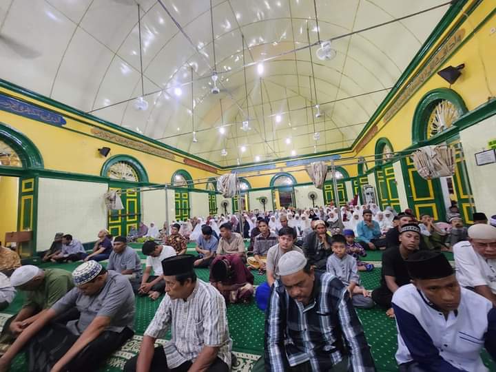 Wali Kota Tanjungbalai H Waris Tholib Mengisi Tausiyah Pada Mesjid Raya Sultan Ahmadsuah