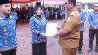 Wali Kota Sowa’a Laoli, SE., M.Si. Melantik 317 Orang Pegawai Pemerintah dan Pengambilan Sumpah/Janji Pegawai (PPPK) Di Kantor Wali Kota Gunungsitoli