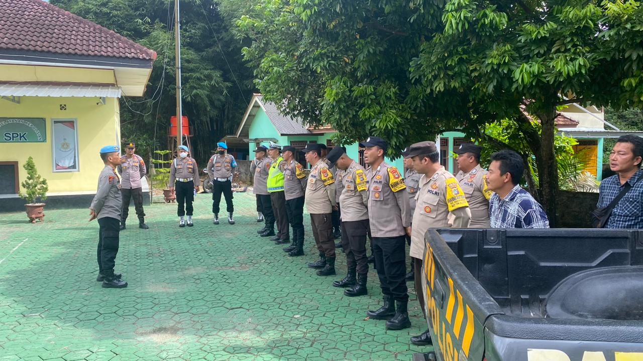 Propam Polres Bangka Barat Melaksanakan Kegiatan Gaktibplin Cegah Perilaku Menyimpang Anggota
