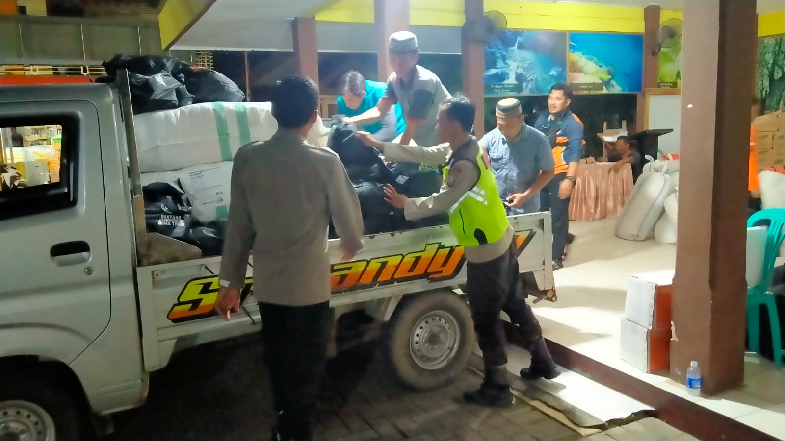 Gempa Bumi di Sangkapura, Polres Gresik bersama TNI, Instansi Terkait Bentuk Posko Penanggulangan Bencana
