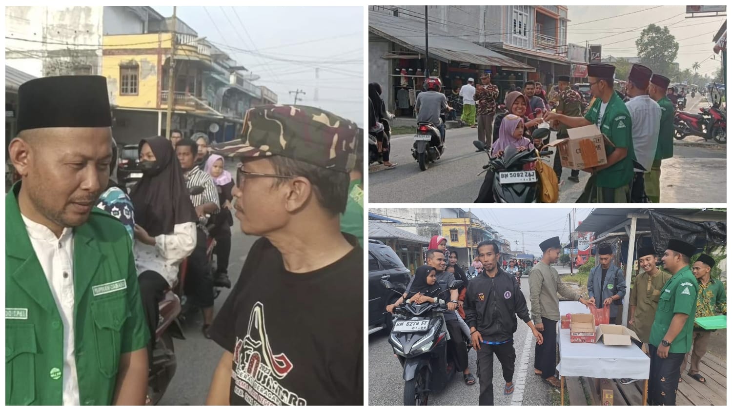 Ansor Banser Meranti Bagikan 2000 Paket Takjil ,Berkah Ramadhan