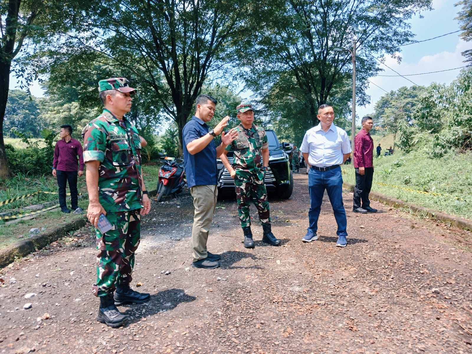 Panglima TNI Tinjau Gudang Munisi Yang Terbakar