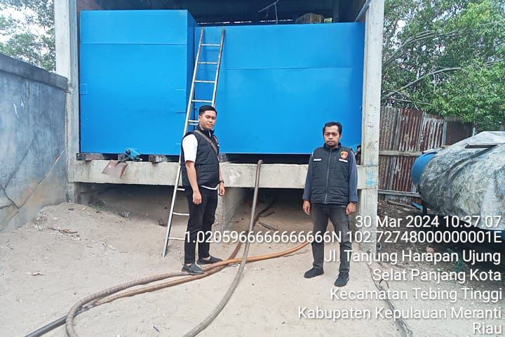 Polsek Tebing Tinggi Lakukan Pengecekan SPBU dan APMS Menjelang Hari Raya Idul Fitri