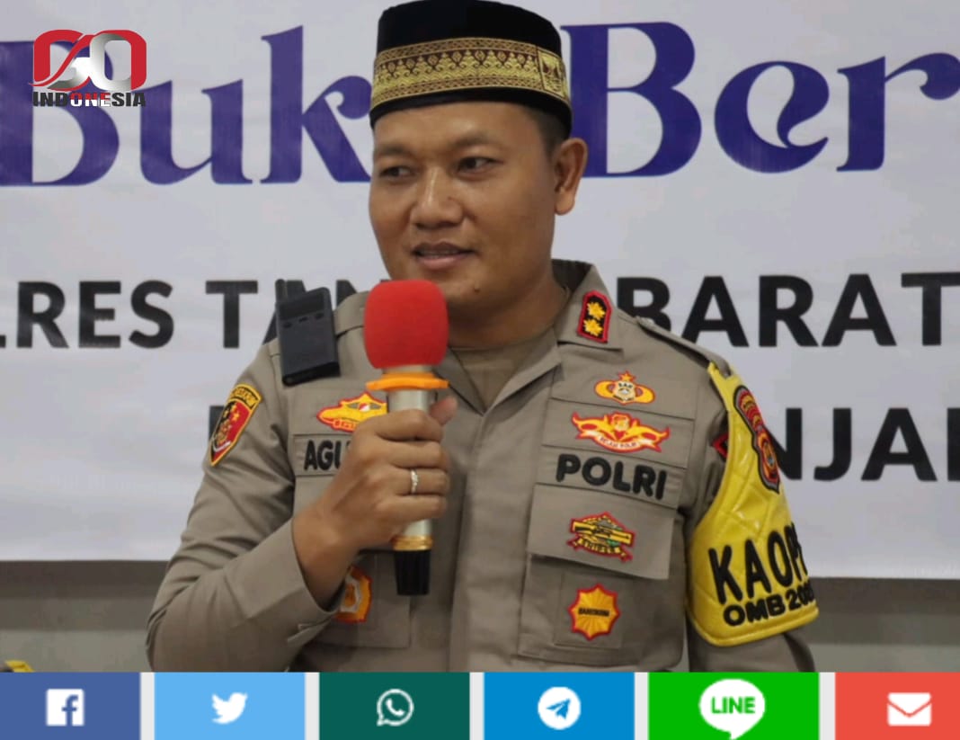Buka Bersama Antara Kapolres Tanjab Barat dan Insan Pers Berjalan Sukses