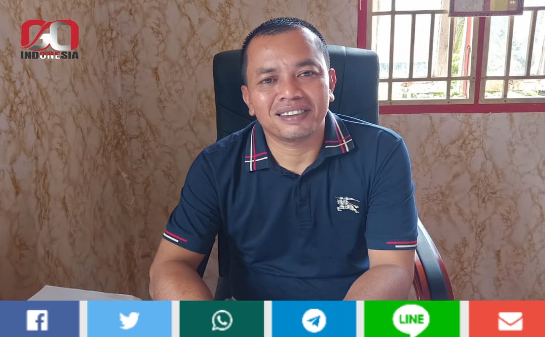 Jembatan Gantung Penghubung Jalan Usaha Tani Sungai Tembesi Amblas, Kades Cepat Tanggap