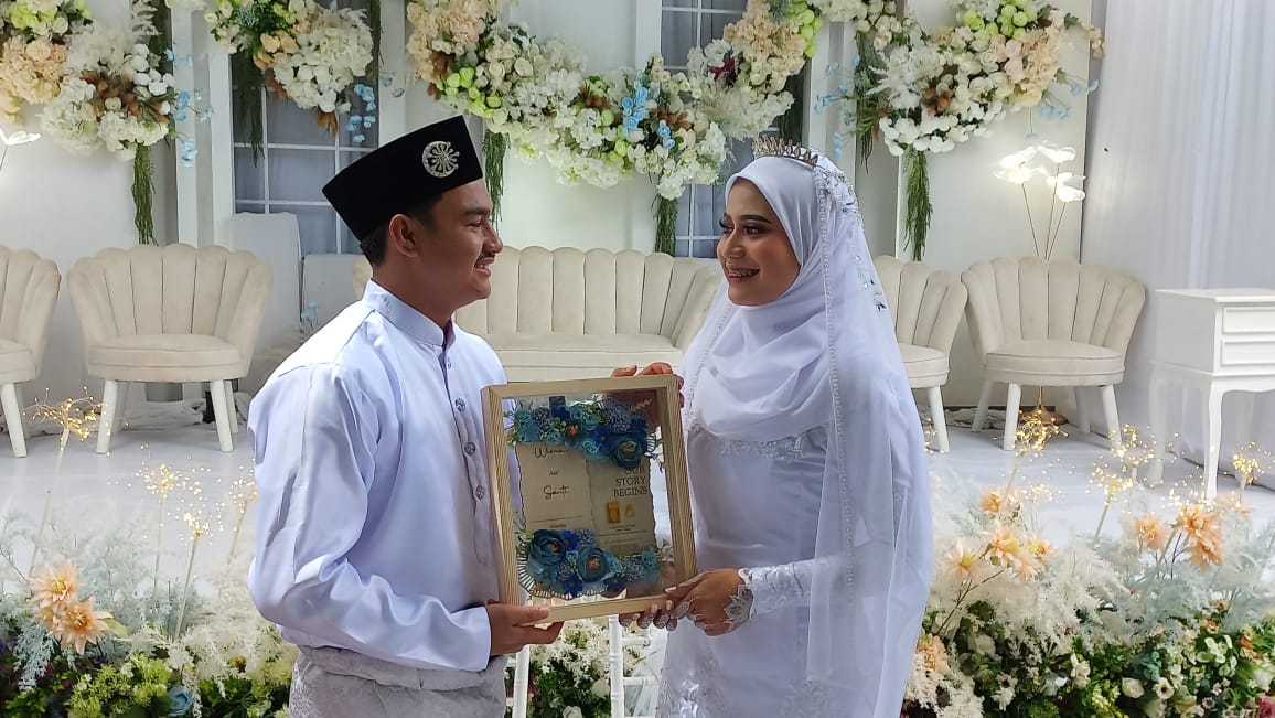 Pesta Pernikahan Putra Sulung KH H Sihabudin Arfi S .Ag Pimpinan Pondok Pesantren Al Aqso Batam