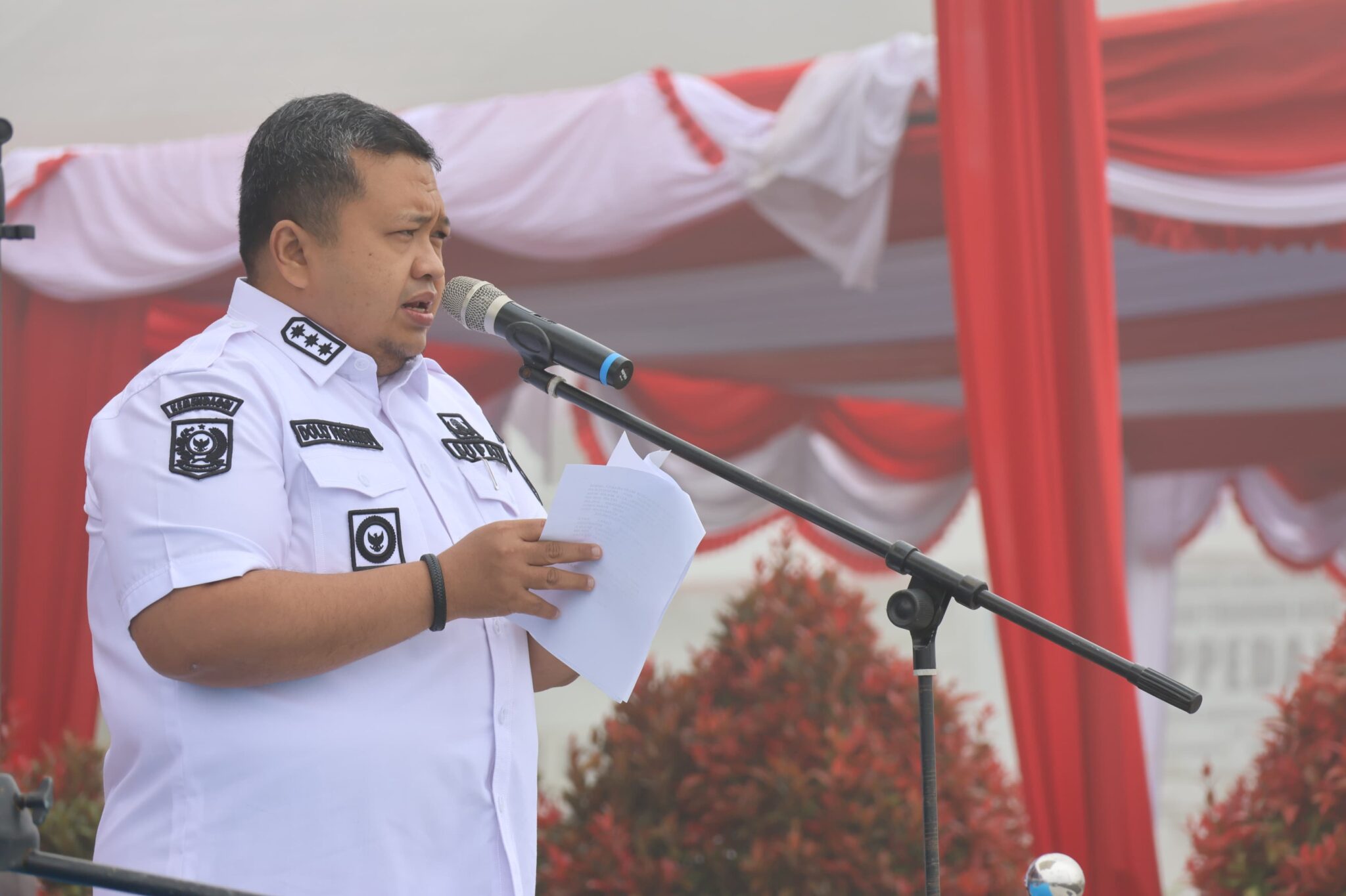 Hadiri Apel Pergeseran Pasukan Jelang Pemilu 2024, Bupati Tapsel Ingatkan Petugas Bekerja Secara Profesional, Jaga Integritas dan Netralitas 