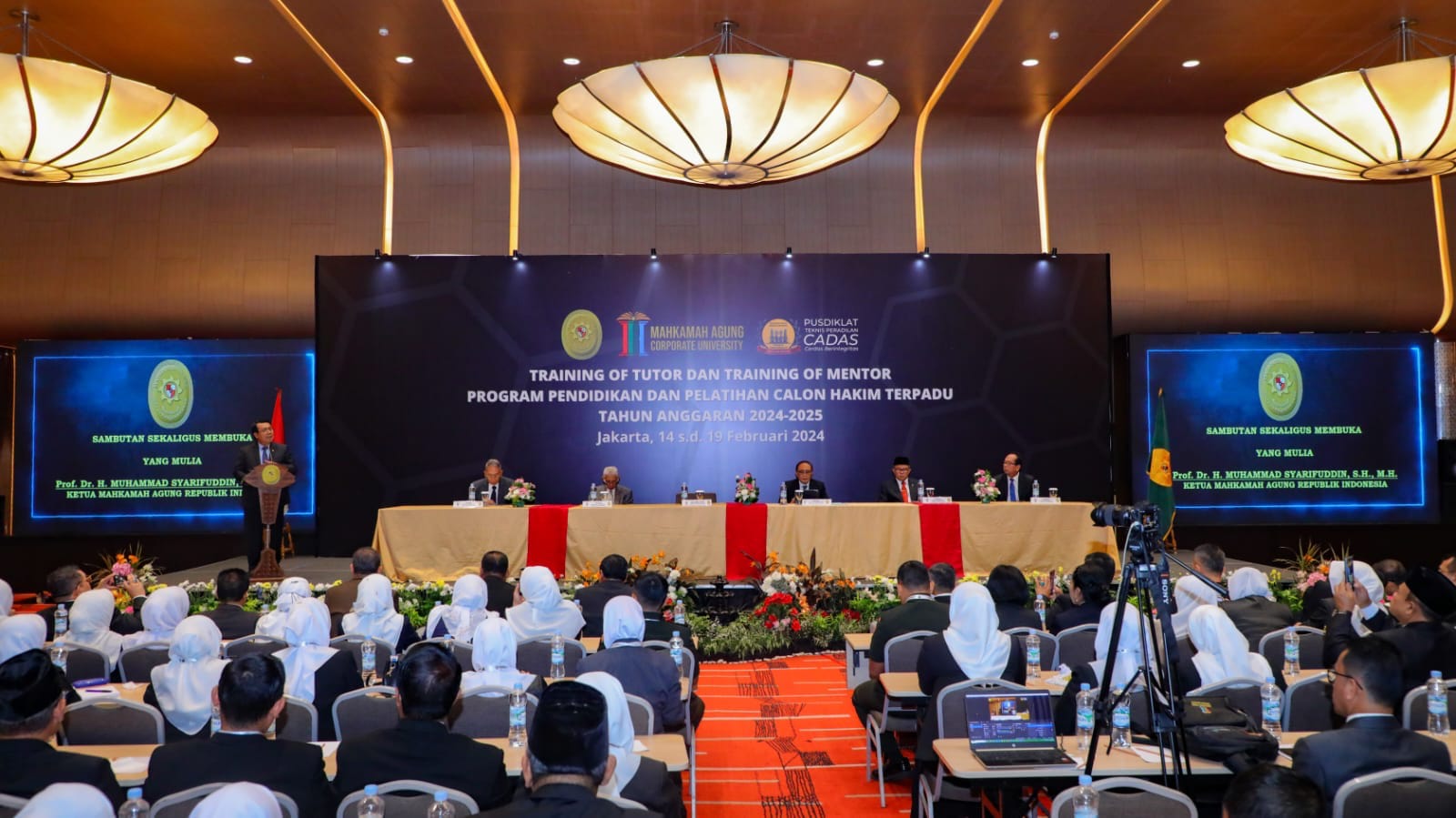 Ketua Mahkamah Agung: Membuka Secara Resmi Kegiatan Secara Resmi, Kegiatan Training Of Trainer (TOT) Dan Training Monitor (PPCH)
