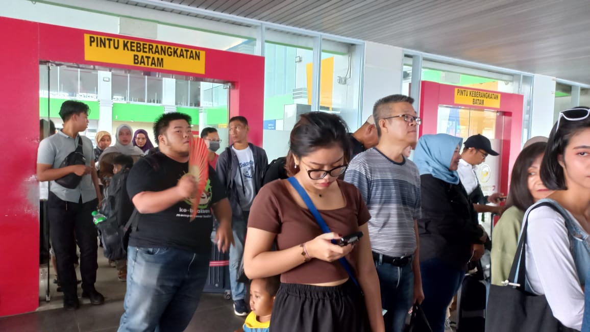 Arus Balik di Pelabuhan Domestik Tanjung Pinang Sudah Mulai Ramai Tujuan Batam