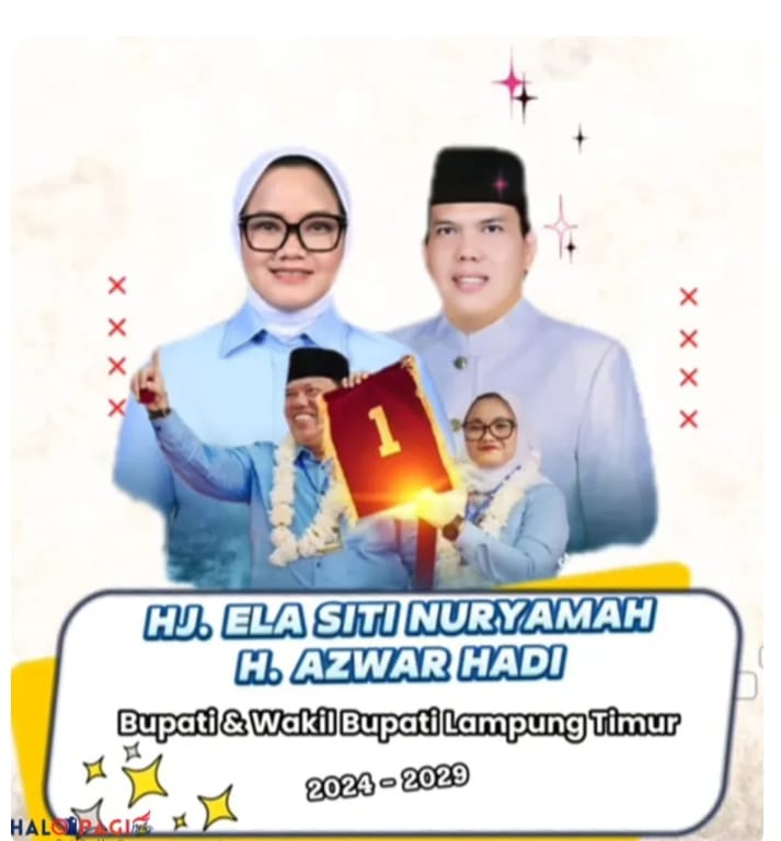 Hasil Itung Cepat 01Ela Aswar menang Telak Di banding 02 Dawam Ketut Irawan