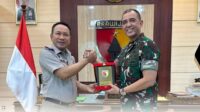 Bapak Lampri Didampingi para Kepala Kantor Pertanahan dan Kepala Bidang Kunjungan ke Markas Komando Daerah Militer V/ Brawijaya