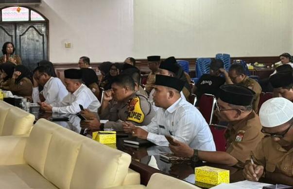 Polres Tanjung Balai Hadiri Rapat Koordinasi Kesiapan MTQ Ke-56 dan Pelepasan Jamaah Calon Haji Tahun 1445 H/2024 M