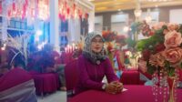 Adelia Werdiningsih S Psi ,M Psi Ketua Laskar AMIR Hadiri Resepsi Pernikahan Putra Politisi Partai Ummat