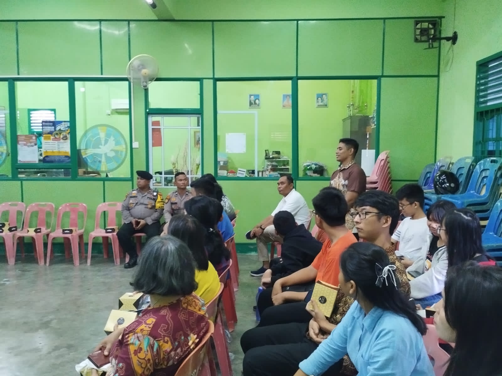 Kunjungi Gereja Kalam Kudus, Polres kep Meranti Gelar Minggu Kasih 